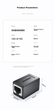 Соединитель витой пари Shengwei CSH-8110G RJ-45 STP Cat 6 10 шт. Черный - изображение 9