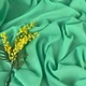 Ткань шифон креш 80 гр/м2 150 см IDEIA полупрозрачная, нежная, з легким блеском для блуз, платьев, декора, аксессуаров салат - изображение 6
