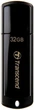 Накопичувач Transcend JetFlash 350 32GB USB 2.0 (TS32GJF350) Black - зображення 1
