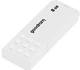 Накопичувач Goodram UME2 8GB USB 2.0 (UME2-0080W0R11) Білий - изображение 3