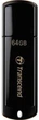 Накопичувач Transcend JetFlash 350 64GB USB 2.0 (TS64GJF350) Black - изображение 1