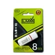 Флешка USB 8GB LMM Classic белая USB 2.0 влагозащищенный корпус скорость до 480 Мбіт/с - изображение 3