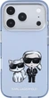Etui  Karl Lagerfeld IML Karl&Choupette Bodies Sketch Print MagSafe do Apple iPhone 18 Pro Max / 17 Pro Max Light Blue (3666339661052) - obraz 3