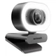 Веб-камера Streamplify CAM PLUS-FHD-2M60-LIGHT, Black, 1920x1080 / 60 fps, 1/3' CMOS, стереомікрофон, автофокус, кут огляду 80°, кільцева лампа з трьома режимами колірної температури, кришка зсуву, магнітна підставка, USB 2 м (SPCW-CLFH221.11 - зображення 3