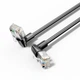 Патч-корд Vention CAT6 UTP Ethernet, 1 м Black, RJ-45 - RJ-45, 8 жил, 360 ° (IBSBF) - изображение 1