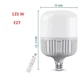 Студийная LED-лампа E27 125 Вт 3200-5600 K Ra95+, 3 режима с пультом ДУ для софтбоксов и студийного видеосвета - изображение 1