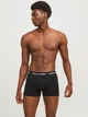 Мужские трусы боксеры Jack & Jones 1 шт, размер L, черные, логотип белый - изображение 3