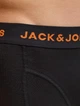 Чоловічі труси боксери Jack & Jones 1 шт, розмір L, чорні, логотип помаранчевий - зображення 2