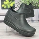 Галоши мужские пена с мехом зимние цвета хаки Dago Style 41р (26-26,5 см) 6173 - изображение 2