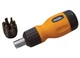 Отвертка с реверсом MASTERTOOL 6-В-1 PH1-2-3/SL4-5-6 25 мм 40-0517 - зображення 1