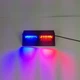 Стробоскоп мигалка под лобовое стекло 25 см 12 led синий красный - изображение 4