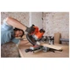 Торцювальна пила Black&Decker 1600 Вт, диск 216х30 мм, 4800 об/хв, XPS, вага 12 кг (BES700) - зображення 4