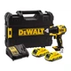 Шурупокрут DeWALT XR Li-Ion 18 В, 65 Нм, 2 АКБ + ЗП, кейс (DCD708D2T) - зображення 1