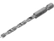 Свердло по дереву Ø4 x 75/40 мм, хвостовик- HEX 1/4", HSS 4241 YATO (YT-33861) - изображение 2
