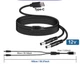 Кабель розгалужувач 2в1 для роутера с триггером PD 12V Type-C на 2×DC 5.5×2.5 (Max 36W, 3A) 1м. + 8 перехідників - зображення 2