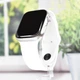 Смарт-часы T800 Pro Max Smart Watch 8 с беспроводной зарядкой белые - изображение 2