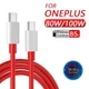 Кабель OnePlus SUPERVOOC Type-C — Type-C 100W для быстрой зарядки, 1 метр - изображение 1