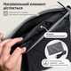 Електрична грілка для ніг USB 5V, м'який плюшевий килимок з підігрівом, сіра - зображення 6