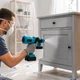 Акумуляторний фарбопульт DOMOTEC 48V 200 Вт резервуар 800 мл продуктивність до 1000 мл/хв автономний - зображення 5