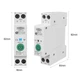 Умный автоматический выключатель Tuya Wi-Fi с защитой TOMZN TOB9-VAP 1P+N 110/220V 1–63A Цифровое реле со счетчиком (19645) - изображение 3