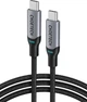Кабель для передачи данных Choetech XCC-1002, USB Type-C to USB Type-C, 1.8м, 5A, 100W, в нейлоновой оплетке, черный - изображение 1
