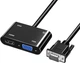 Конвертер видеосигнала Beishanque BSQ-30 VGA на HDMI+VGA черный - изображение 1