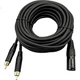 Аудіокабель Yeren YR-YP92 2xRCA – 2xXLR 10 м - зображення 1