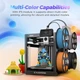 3D-принтер Flashforge AD5X с поддержкой 4-цветной печати (220×220×220 мм, 600 мм/с, Auto Leveling) - изображение 2