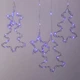 Гірлянда штора світлодіодна GarlandoPro зірка та ялинка 120LED 3х0,9 м 8 режимів Синій 1733070BL - зображення 8