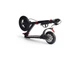 Детский двухколесный самокат Scooter Hammer Big Wheel с надувными колесами алюминиевой рамой ABEC-7 задним амортизатором ножным и дисковым тормозом складной с подстаканником до 120 кг от 5 лет черный - изображение 8