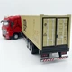 Фура Mercedes-Benz Actros з контейнером 1:32 металева вантажівка 37 см, інерційний рух світяться фари відкривні дверцята - зображення 7