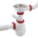 Сифон для мийки PLM 3 1/2'x40 PM 40 SF 20 06 - изображение 2