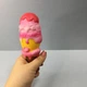 Игрушка антистресс сквиш Мороженое-рожок, 18x6,3 см, набор 4 шт, силиконовая - изображение 6