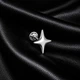 Серьга лабрет для уха «Сияние» Asteel 6 мм - изображение 1