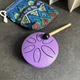 Глюкофон ручной на 6 нот 7,6 см с палочками и аксессуарами. Tongue Drum фиолетовый музыкальный инструмент, язычковый барабан - изображение 2