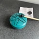 Глюкофон ручной на 6 нот 7,6 см с палочками и аксессуарами. Tongue Drum малахитовый музыкальный инструмент, язычковый барабан - изображение 1