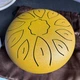 Глюкофон на 11 нот 15.7 см с сумкой и аксессуарами. Tongue Drum золотой музыкальный инструмент, язычковый барабан - изображение 2