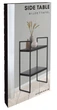 Stolik kawowy Trends 4 You pomocniczy boczny 27 x 27 x 54 cm metalowy czarny 568184 (8721037613866) - obraz 3