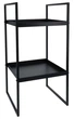 Stolik kawowy Trends 4 You pomocniczy boczny 27 x 27 x 54 cm metalowy czarny 568184 (8721037613866) - obraz 1