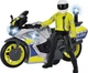 Motocykl policyjny Dickie Toys 17 cm 203712018 (4006333076336) - obraz 1