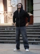 Джинсы мужские прямые из плотного денима Loose Fit Графит 30 - изображение 3