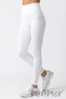 Легінси в рубчик з пуш-апом INSECRET Leggings RIBBED Push-Up White L/XL Білі - зображення 1