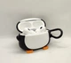 Силіконовий 3D чохол Penguin з карабіном для Airpods Pro / Pro 2 - изображение 2