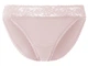 Трусики-слип набор 5 шт. хлопковые кружевные для женщины Esmara LYCRA® 473569 S Розовый - изображение 4