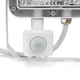 LED прожектор 30W VIDEX с датчиком движения 3000Lm 3000/5000/6500K влагозащищенный корпус белый IP65 VL-F5-030CW-S - изображение 4
