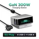 Зарядна станція UGREEN Nexode Pro X783 300Вт настільна GaN 8 портів з дисплеєм - зображення 1