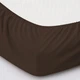 Простынь на резинке MirSon односпальная 70x190+10 см 0211 Cacao Сатин (2200007099542) - изображение 2
