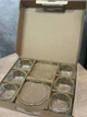Набор стеклянных креманок с блюдцами Glassware – 12 предметов прозрачное стекло с золотистым кантом - изображение 5