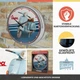 Настенные часы Nostalgic-Art Vespa Iconic бесшумные, Ø 31 см - изображение 3