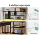 Компьютерный стол Coleshome, угловой, черный - изображение 4